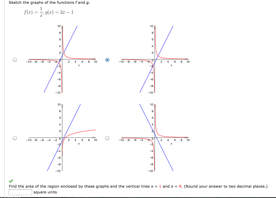 Solved Sketch The Graphs Of The Functions F And G F X Chegg