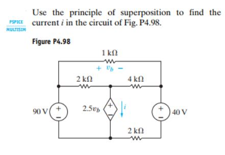 Solved Use The Principle Of Superposition To Find The Chegg