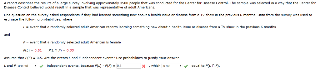 Solved 1 A Report Describes The Results Of A Large Survey Chegg