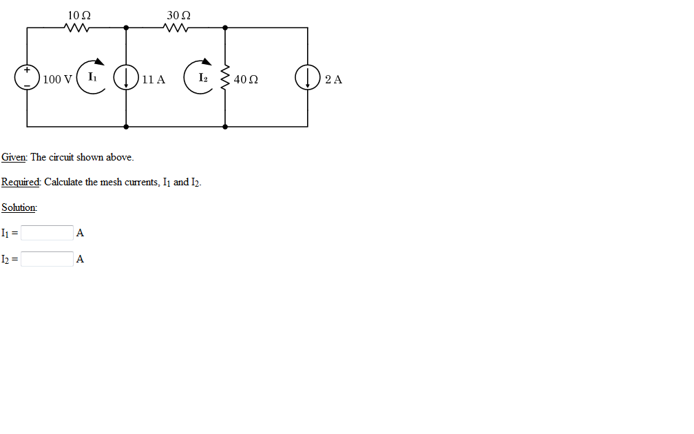 Solved Given The Circuit Shown Above Required Calculate Chegg