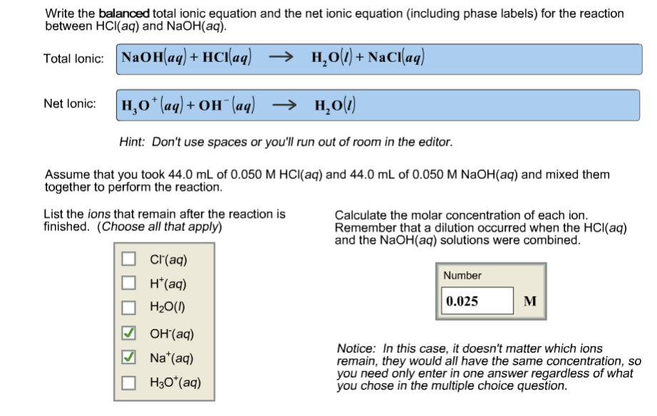 Solved Write The Balanced Total Ionic Equation And The Net Chegg