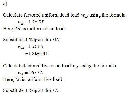 (Solved) - Figure P6-9 shows an interior span of a continuous beam. The ...