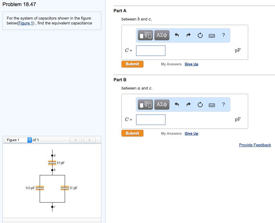 Solved For The System Of Capacitors Shown In The Figure Chegg