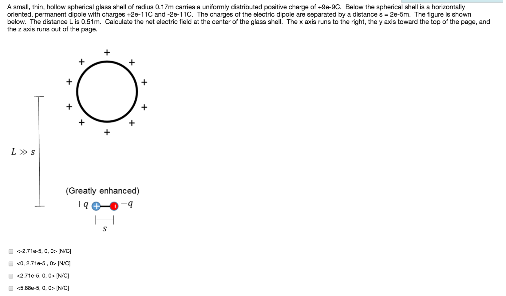 Solved A Small Thin Hollow Spherical Glass Shell Of Radius Chegg