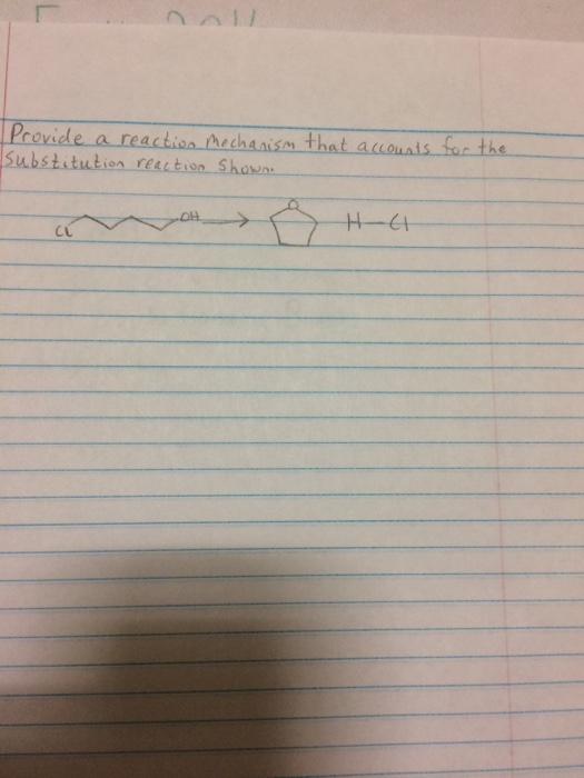 Solved Provide A Reaction Mechanism That Accounts For The Chegg