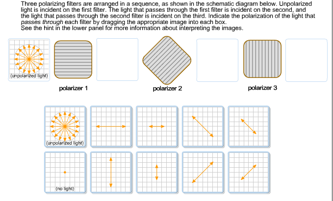 Solved Three Polarizing Filters Are Arranged N A Sequence Chegg