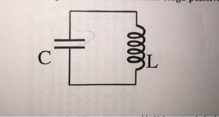 Solved The Oscillation Frequency Of The Lc Circuit In The Chegg