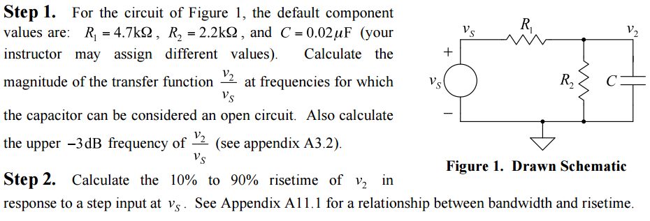 Solved Step For The Circuit Of Figure The Default Chegg