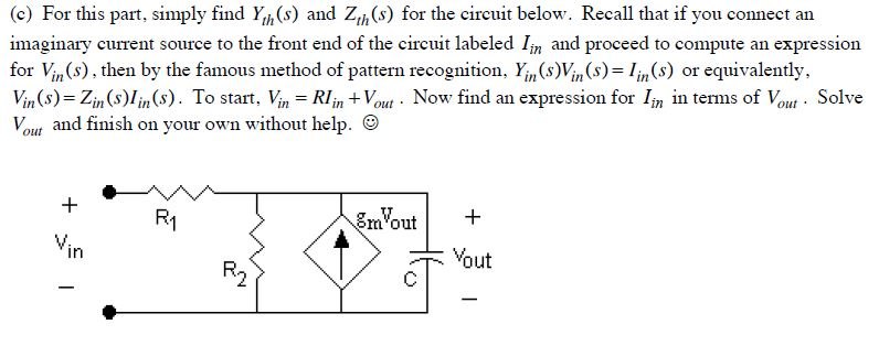 Solved Find The Input Impedance Zin S Seen By The Source Chegg