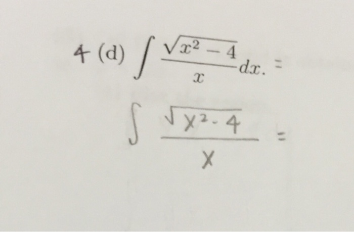 Solved Evaluate The Following Integral Integral Squareroot Chegg