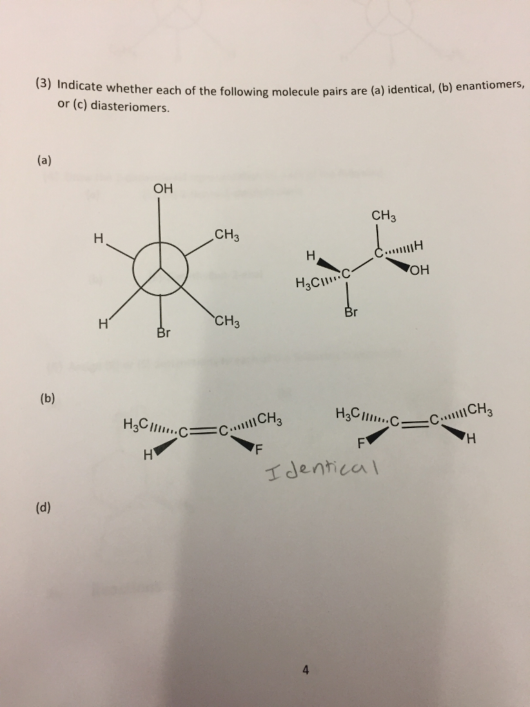 Solved 3 Indicate Whether Each Of The Following Molecule Chegg