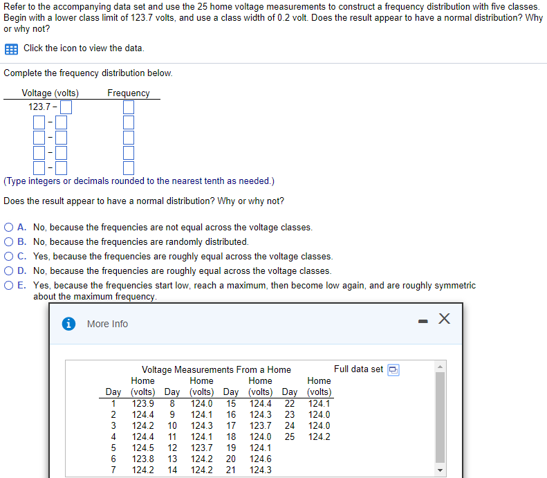 Solved Refer To The Accompanying Data Set And Use The 25 Chegg