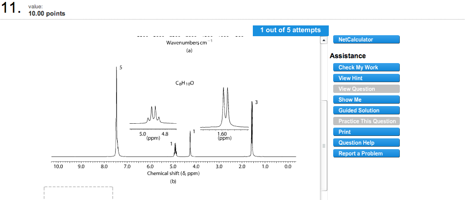 Solved A Compound C H O Has The Ir And H Nmr Spectra As Chegg