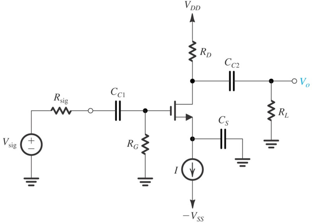 Common Source Amplifier With Current Source