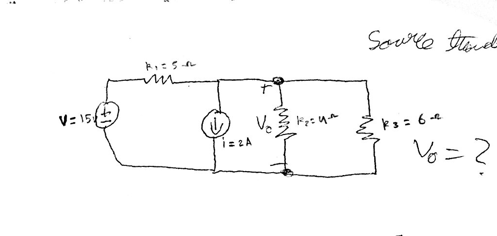 Solved Use The Principle Of Superposition To Find Vo In The Chegg