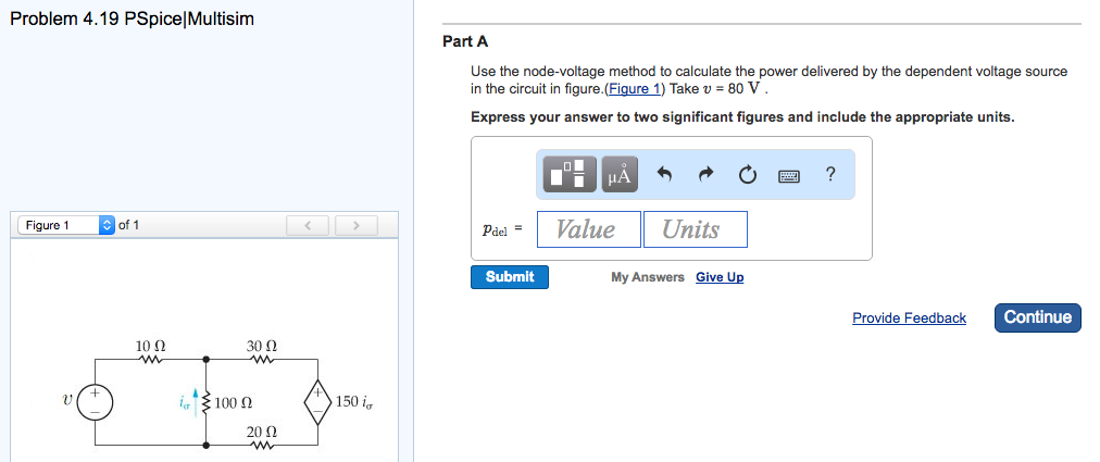 Solved Use The Node Voltage Method To Calculate The Power Chegg