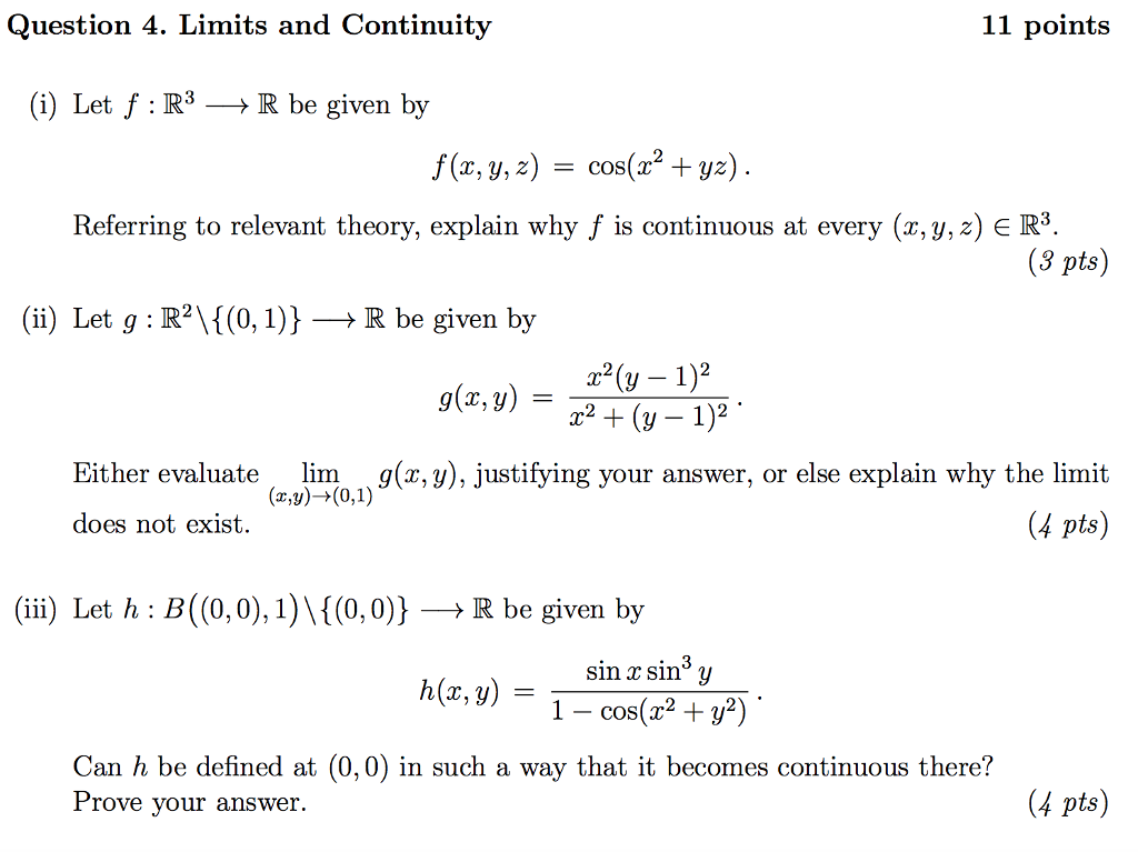 Solved I Let F R Rightarrow R Be Given By F X Y Z Chegg