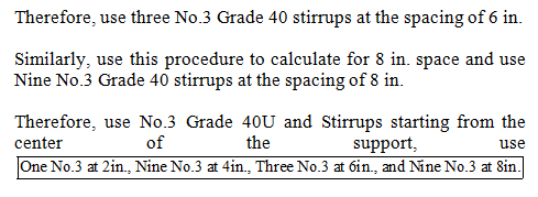 (Solved) - Figure P6-9 shows an interior span of a continuous beam. The ...