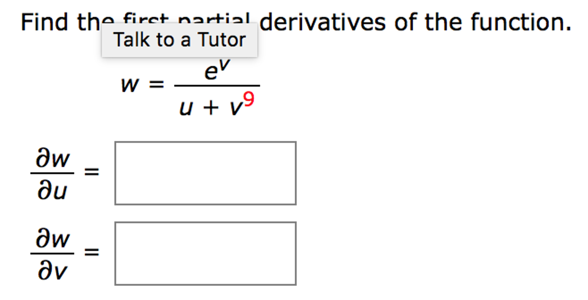 Solved Find The First Partial Derivatives Of The Function Chegg