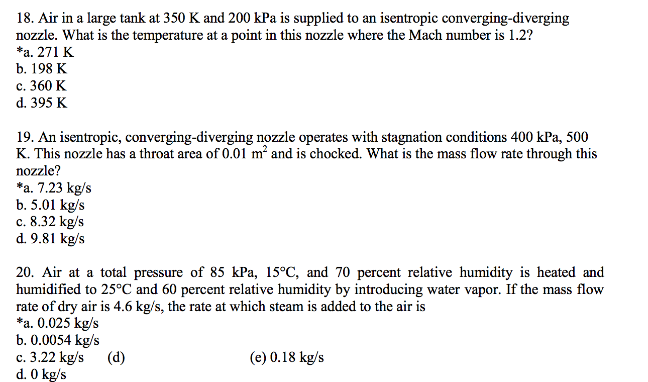 Solved 18 Air In A Large Tank At 350 K And 200 KPa Is Chegg