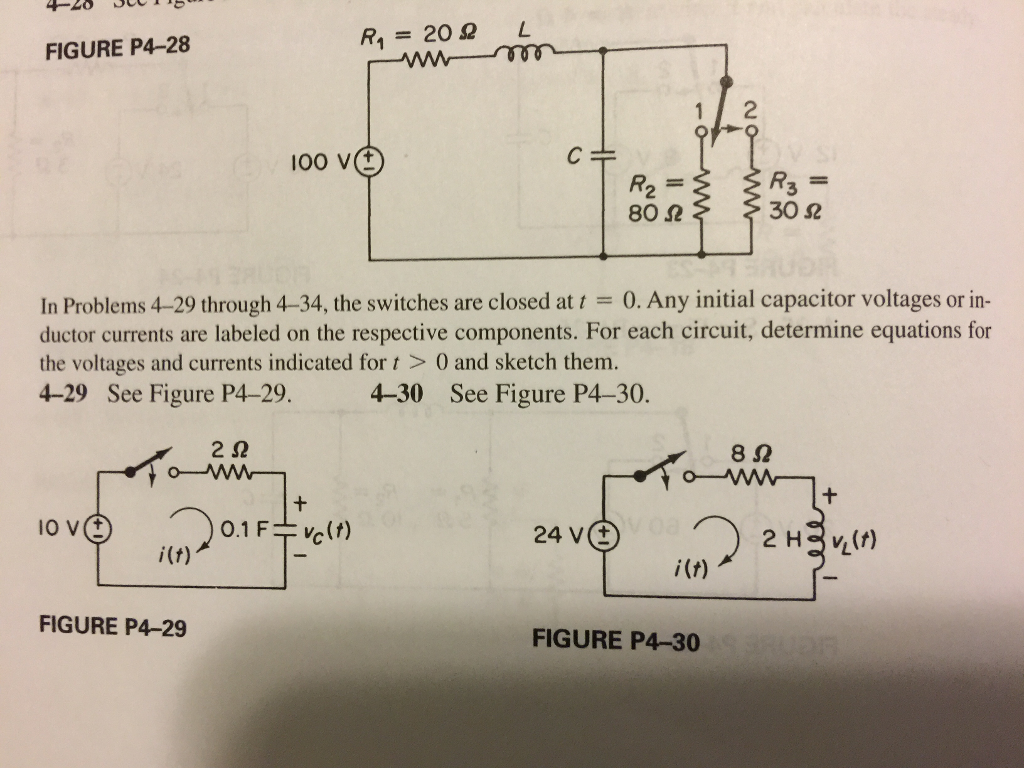 Solved i t メ 0 1 F 4 32 See Figure P4 32 4 33 See Figure Chegg