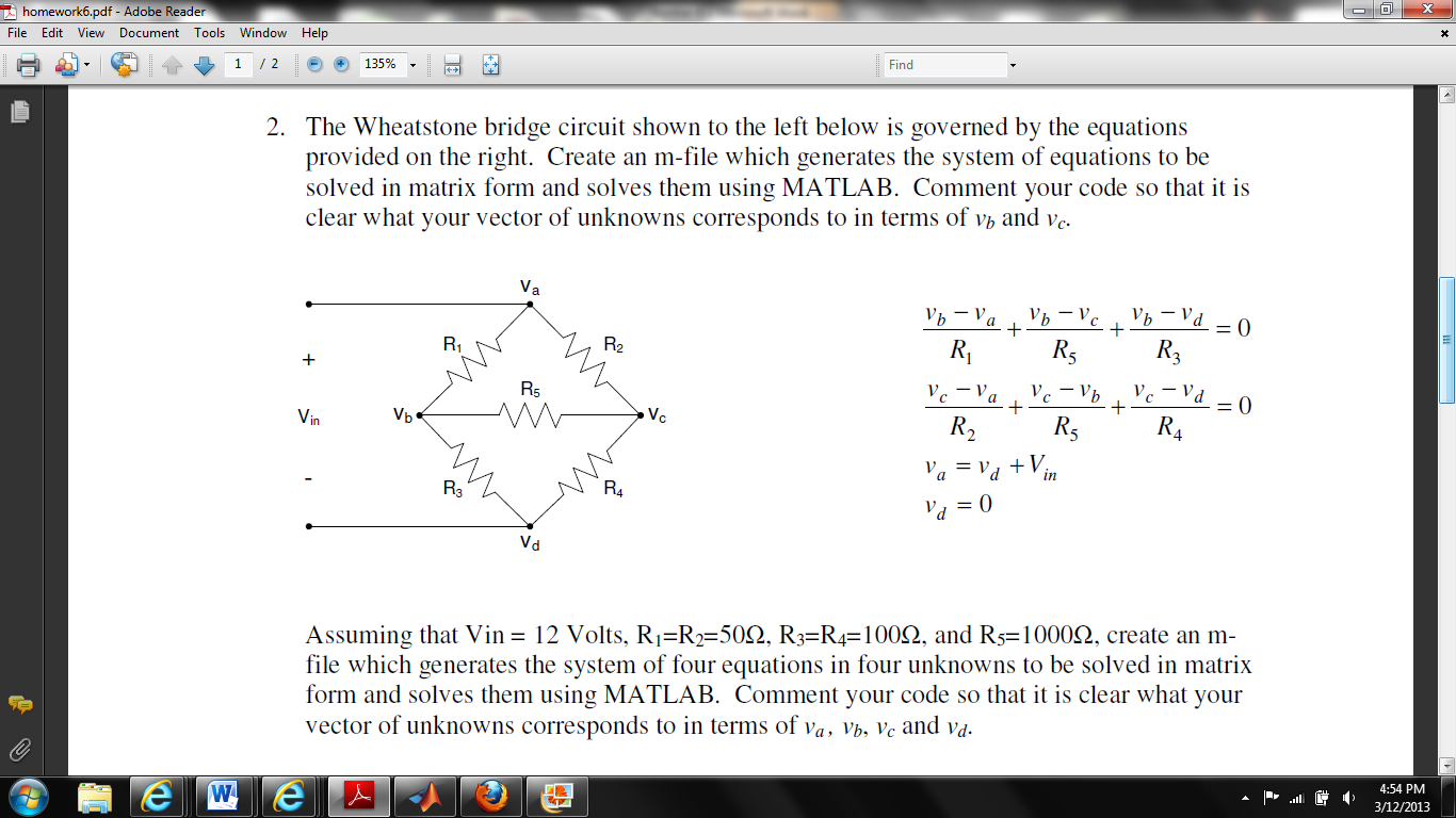 The Wheatstone Bridge Circuit Shown To The Left Be...