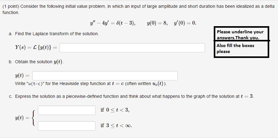 Solved Consider The Following Initial Value Problem In Chegg