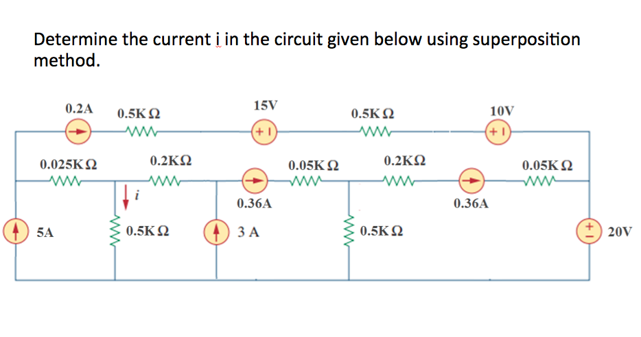 Solved Determine The Current I In The Circuit Given Below Chegg