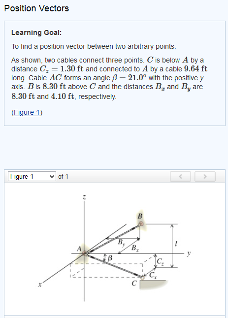 Solved Position Vectors Learning Goal To Find A Position Chegg