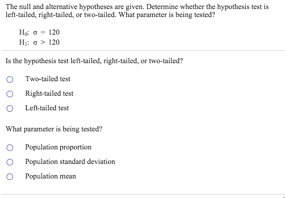 Solved The Null And Alternative Hypotheses Are Given Det