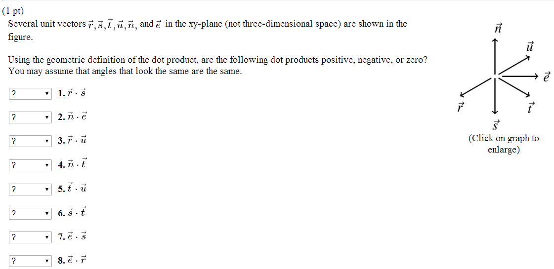 Solved Using The Geometric Definition Of The Dot Product Chegg