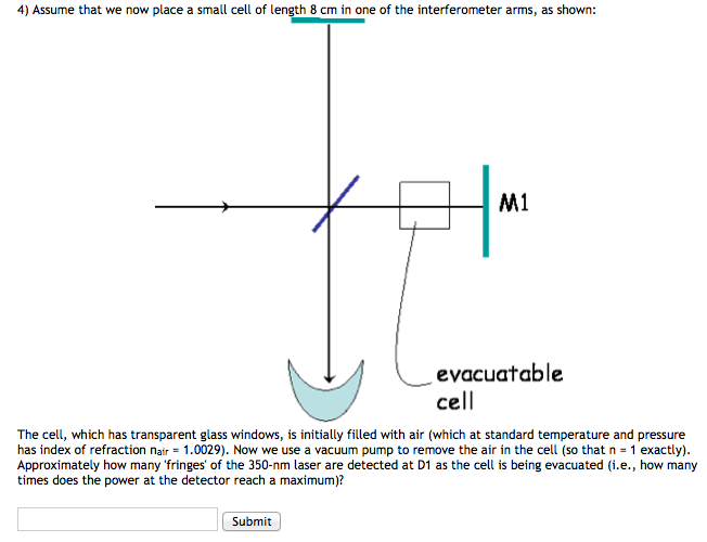 A Michelson Interferometer Consists Of A 50 50 Beam Chegg