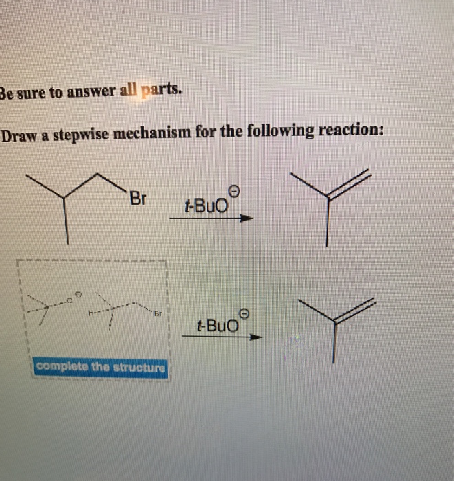 Solved Draw A Stepwise Mechanism For The Following Reaction Chegg