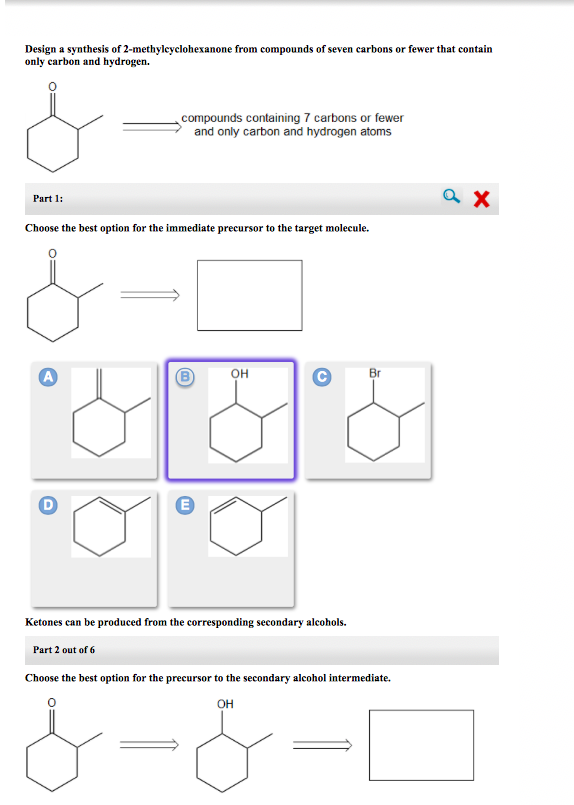 Solved Design A Synthesis Of 2 Methylcyclohexanone From Chegg