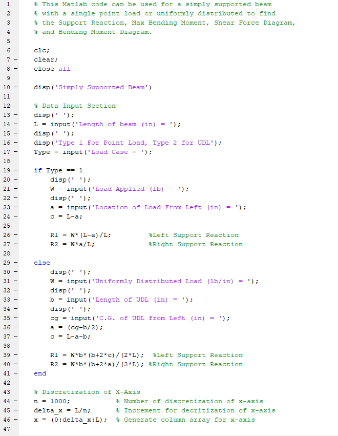 Using The Following MatLab Matrix Laboratory Chegg