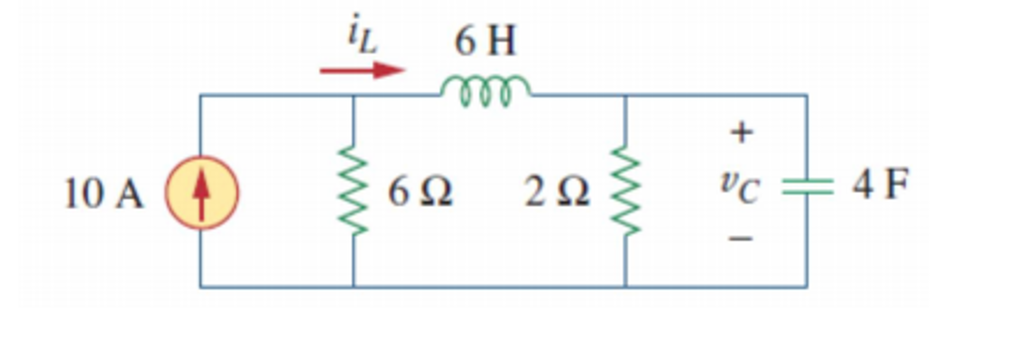 Solved Determine Vc Il And The Energy Stored In The Chegg