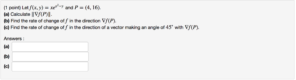 Solved Point Letf X Y Xer Y And P A Chegg