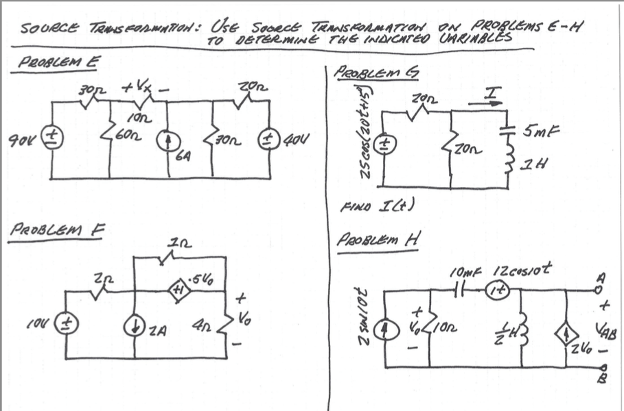 Solved Source Transformation Using Source Transformation On Chegg