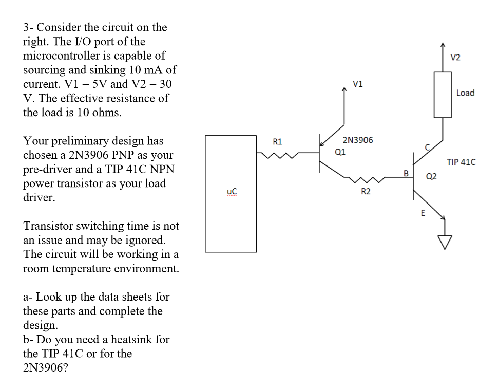 3 Consider The Circuit On The Right. The I/O Port...