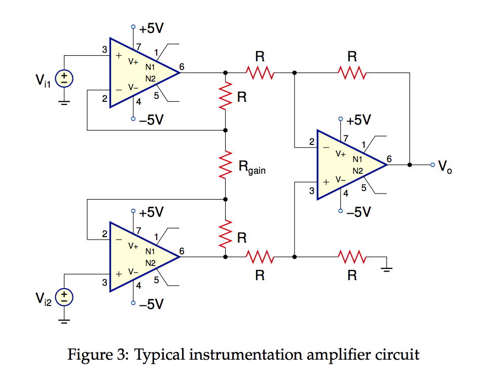 Solved For The Instrumentation Amplifier In Fig 3 Find R Chegg