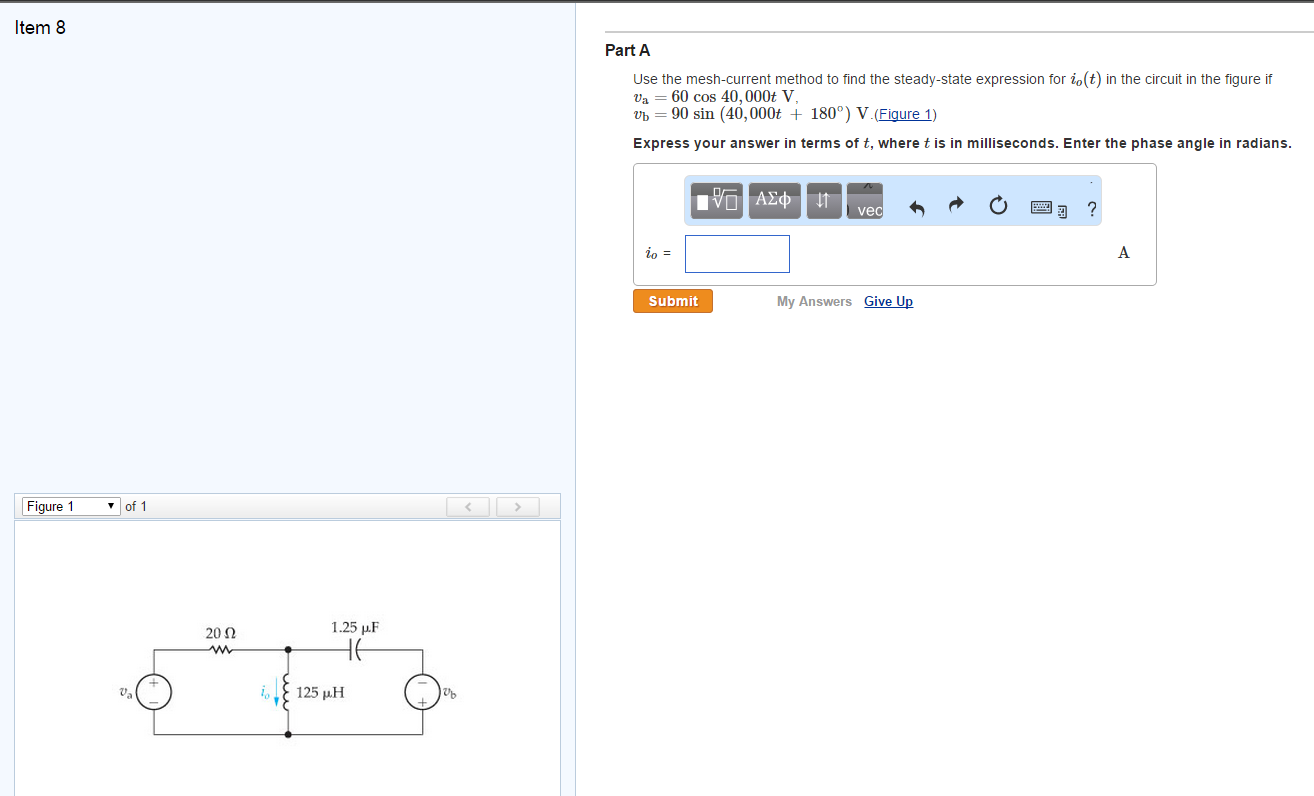 Solved Part A Use The Mesh Current Method To Find The Chegg