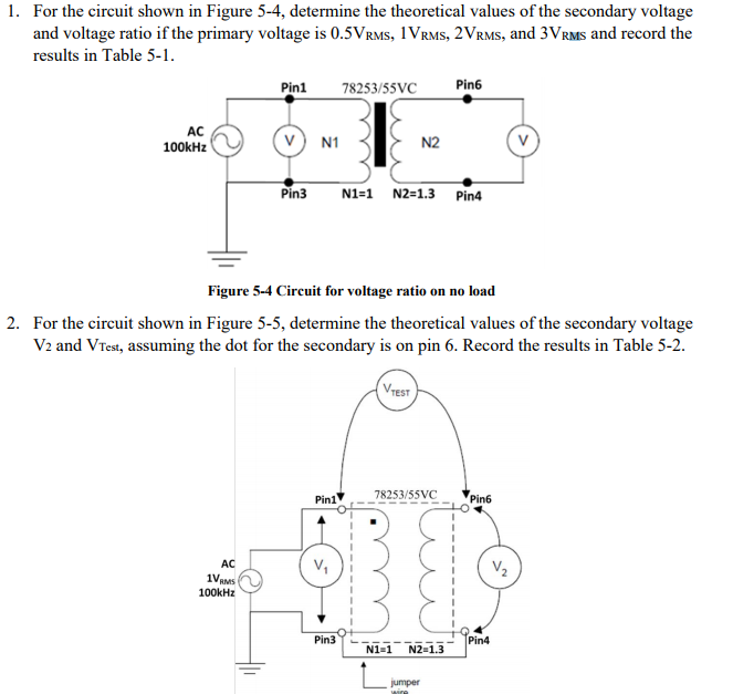 Solved 4 For The Circuit Shown In Figure 5 Determine T