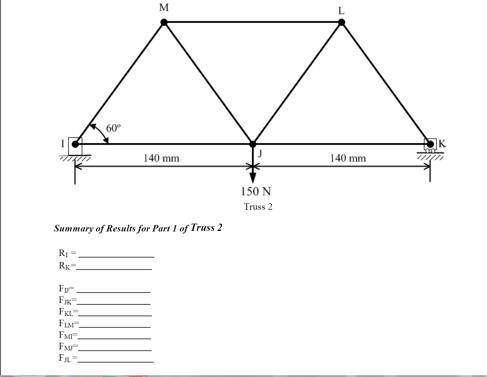 Solved Need Help With Solving This Using Methods Of Joints Chegg