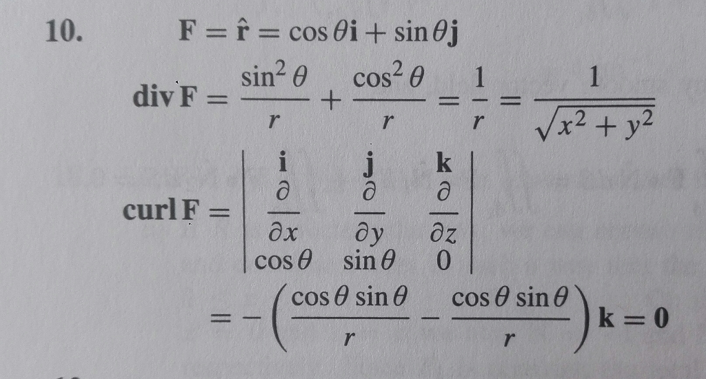 Solved Exercise Calculate The Curl F And Div F For Chegg