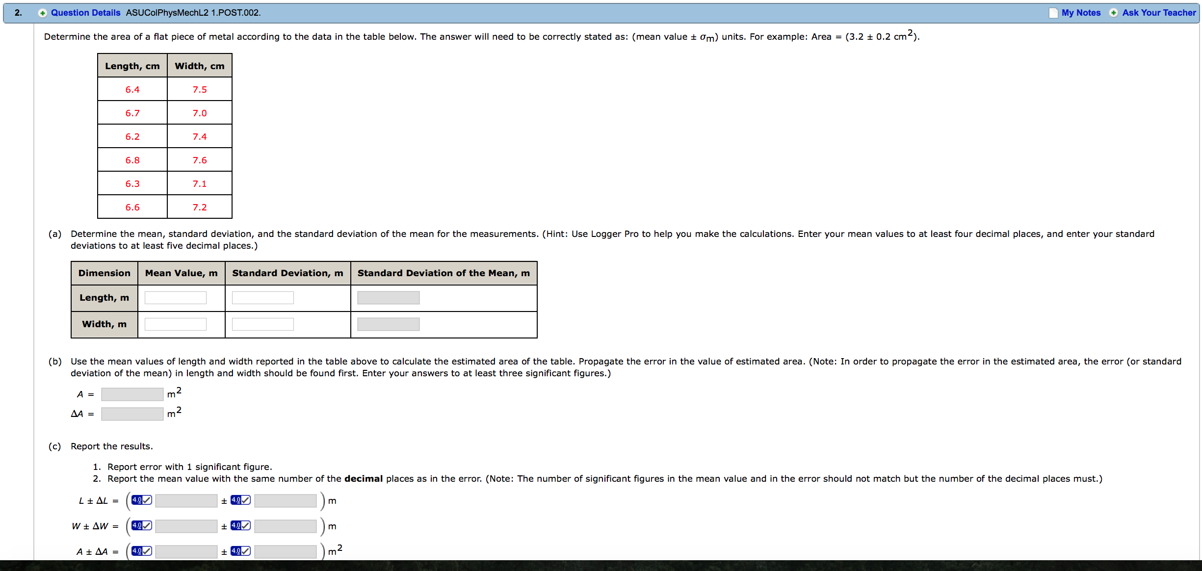 Solved D My Notes Ask Your Teacher 2 Question Details Chegg