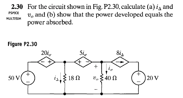 Solved For The Circuit Shown In Fig P Calculate Chegg