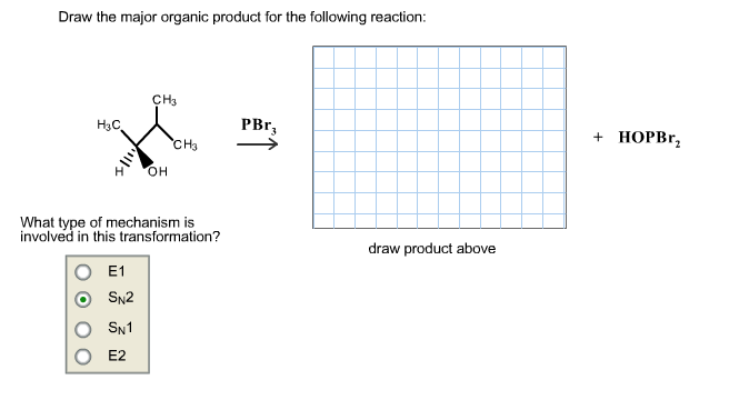 Draw The Major Organic Product For The Following R... | Chegg.com