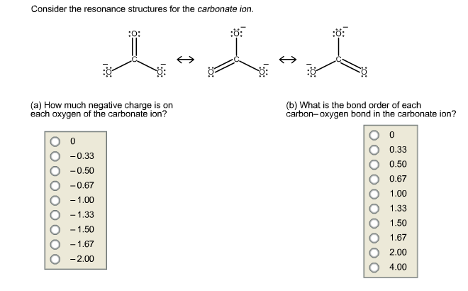 solved-consider-the-resonance-structures-for-the-carbonat-chegg