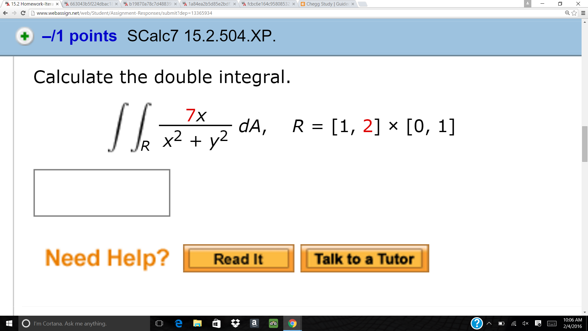 Solved Calculate The Double Integral Double Integral R Chegg