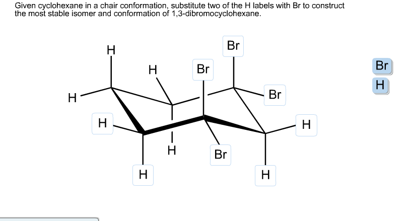 Solved Given A Cyclohexane Framework In A Chair Conformat Chegg